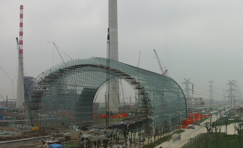 張家界發(fā)電廠球形網(wǎng)架