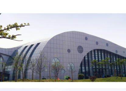 廣東會(huì)議中心外景網(wǎng)架工程